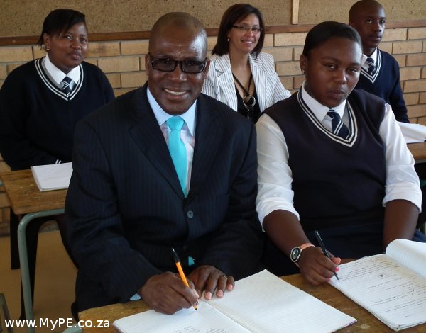 Mayor Wayile and Anathi Jinikwe