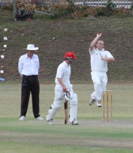Daryn Korkie of Old Grey in full flight