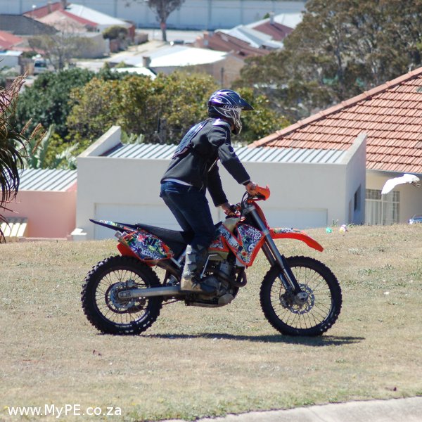 Motocross Biker Destroying Parsons Hill Park