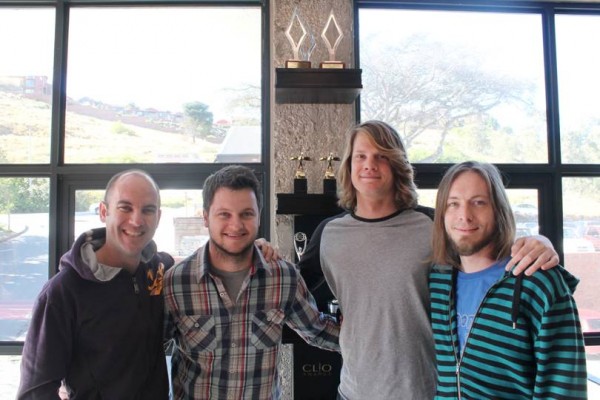 From L to R: Andrew MacKenzie, Jedd McNeilage Gary Welsh and Tim Jones
