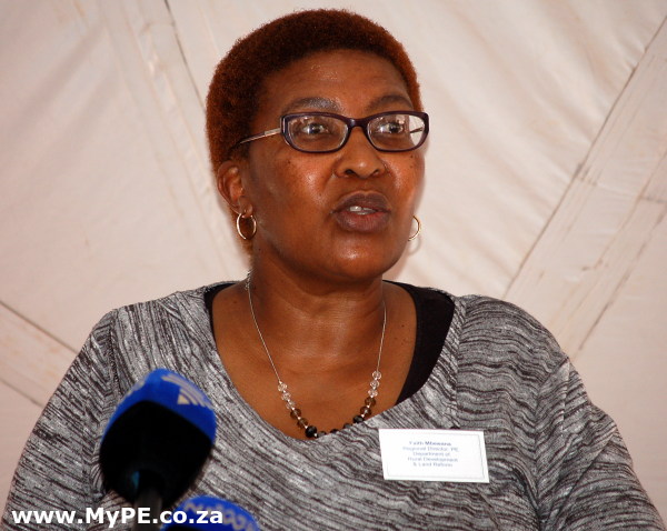Regional Director of the PE Regional Department of Rural Development and and Reform, Faith Mbewana