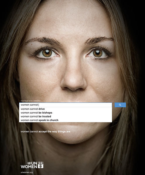 What Women Cannot. Photo: Gute Werbung/UN Women Campaign by Memac Ogilvy & Mather Dubai
