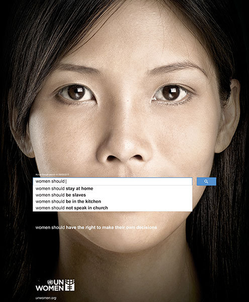 What Women Cannot. Photo: Gute Werbung/UN Women Campaign by Memac Ogilvy & Mather Dubai