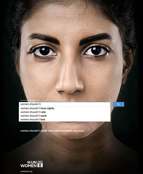 What Women Cannot. Photo: Gute Werbung/UN Women Campaign by Memac Ogilvy & Mather Dubai