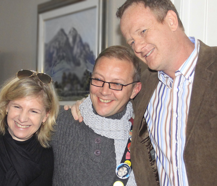 BASA CEO, Michelle Constant, 2013 Arts Journalist of the Year, Charl Blignaut and National Arts Festiva CEO, Tony Lankester2.pic Stephen Penney BASA CEO, Michelle Constant, 2013 Arts Journalist of the Year, Charl Blignaut and National Arts Festiva CEO, Tony Lankester2.pic Stephen Penney