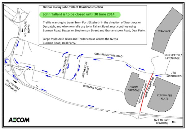 John Tallant Road Closure