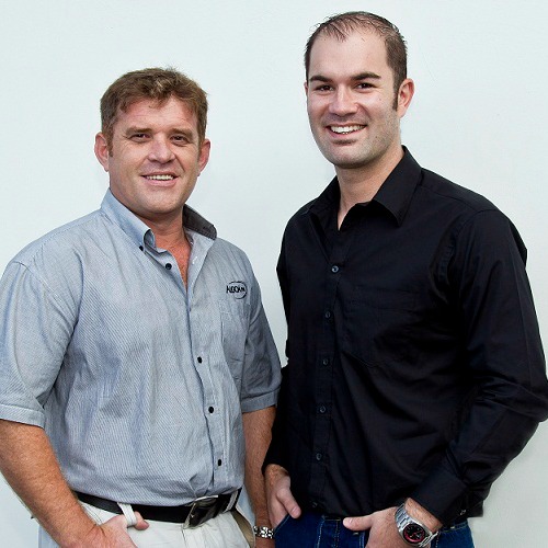 Daron Mann and Wayne Hart From left is 2013 winners in the commercial radio categories; Daron Mann (Best Breakfast Show Presenter) and Wayne Hart (Best Music Show for the Algoa FM Top 30).