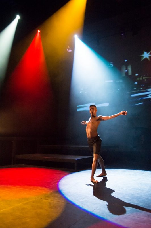 Kamogelo Nche performing a dance piece at the ACT DALRO Nedbank Performing Arts Scholarships Awards in 2013. Picture by Jan Potgieter