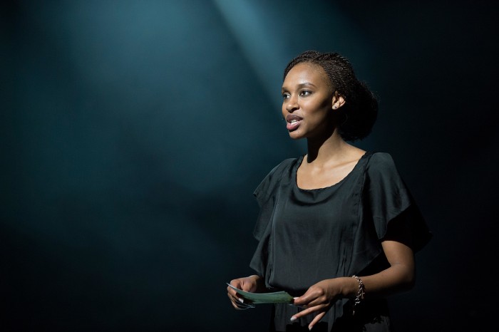 Altovise Lawrence, MC for the ACT DALRO Nedbank Performing Arts Scholarships Award 2013. Picture by Jan Potgieter
