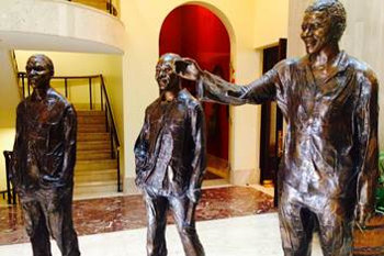 Sculptures of Mandela, Mhlaba and Mbeki