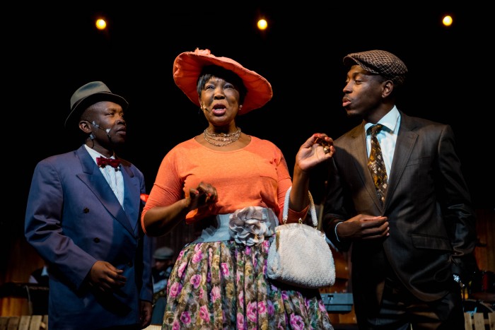 Kwela Bafana+ featuring Andries Mbali, Velephi Khumalo and Joel Zuma at the 2014 National Arts Festival.