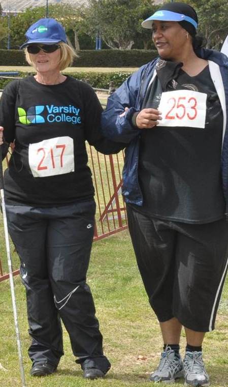 Participants from last years Blind Fun Run
