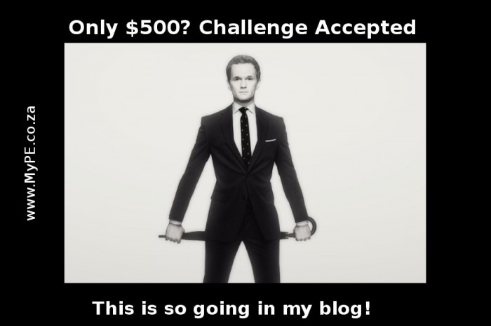 Barney Stinson Challenge Accepted