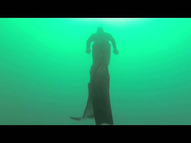 Bruce Mills first freedive to 31.5m Port Elizabeth