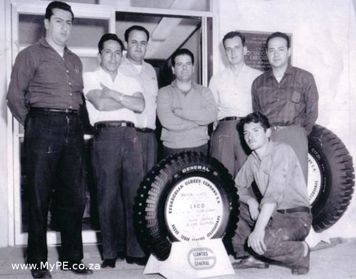 Founding of the General Tire plant in Ecuador 1960.