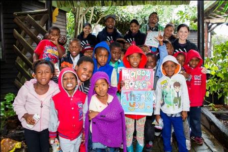 Varsity College and Heatherbank Primary enjoys a early Easter Party at Holmeleigh Farm