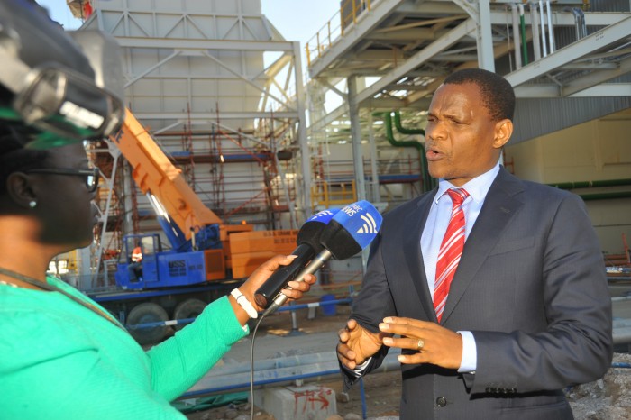 INVESTMENT POTENTIAL: Sakhumzi Somyo the MEC for the Department of Economic Development, Environmental Affairs and Tourism (DEDEAT) at the Dedisa Power Peaking Plant, located in Zone 12 of the Coega Development Corporation’s (CDC) Industrial Development Zone (IDZ) today.