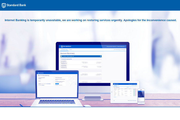 Standard Bank Down