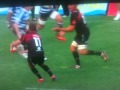 Huge hit by Schalk Burger