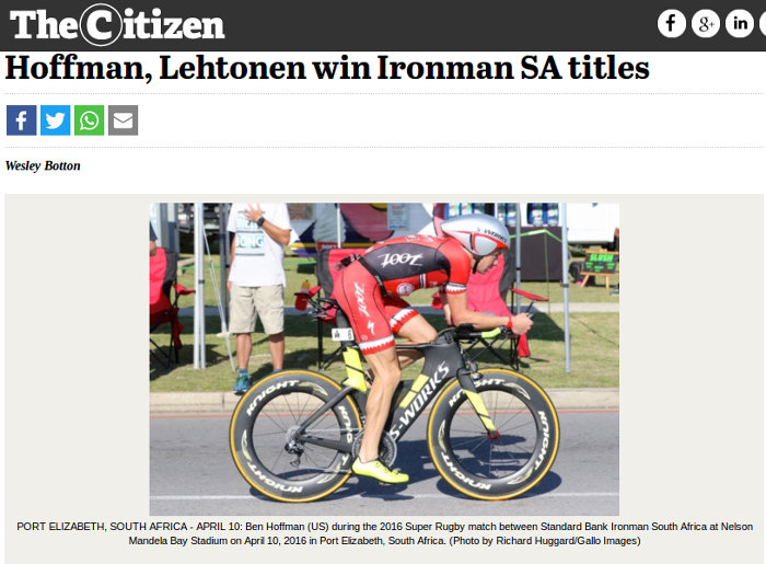 Ben Hoffman Ironman Super Rugby
