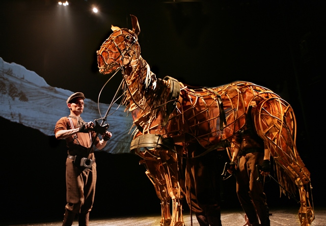 Joey in War Horse. The National Theatre in association with The Handspring Puppet Company