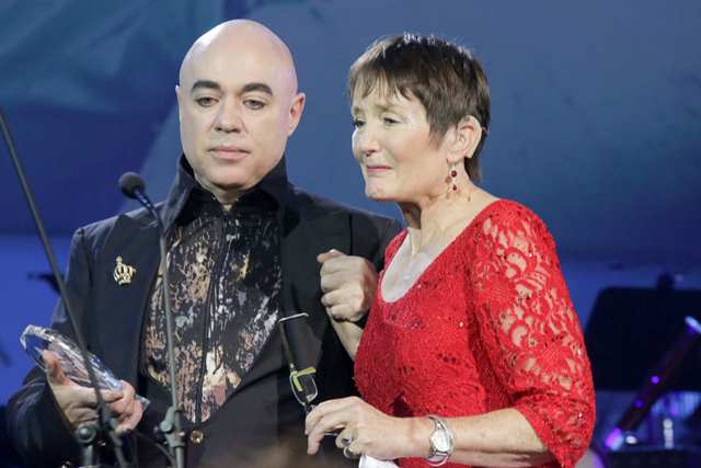 Nataniel and Gaynor Young at the Naledi Theatre Awards. Pic by ZooM Photography