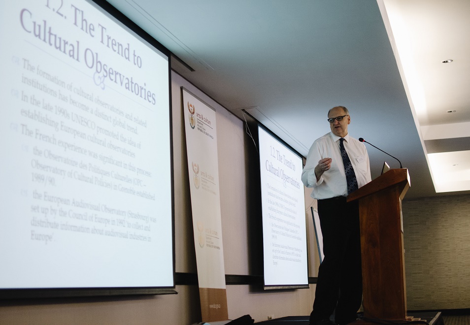 Professor Richard Haines, CEO of the SA Cultural Observatory
