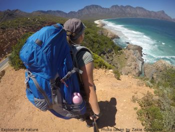 zakie soaking in the beauty of the sa coastline