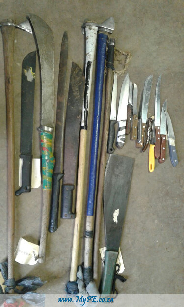 Confiscated Weapons