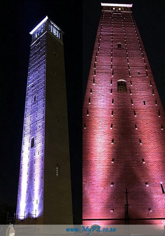 Campanile lighting by Building Automation Services Port Elizabeth