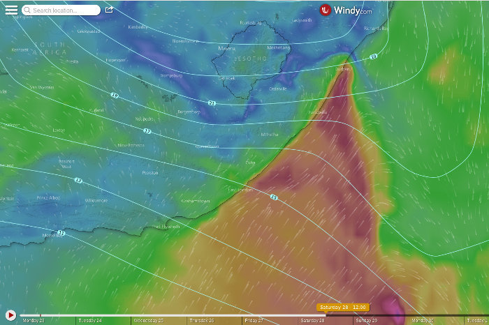 Vasco Da Gama expected weather - Saturday