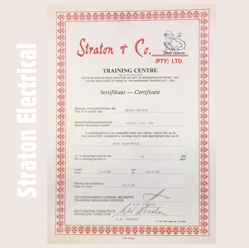 Straton Electrical Training Centre