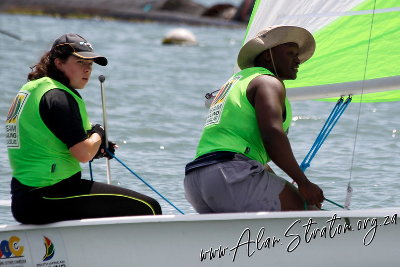 Emma Lucas and Mphumzi Tsholoba