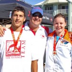 Dominic Greeff, EP Open Water Conveynor Kirsten Roux, Rebecca Newman