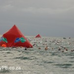 Outer Marks 2 and 3 of the 2012 Ironman Swim
