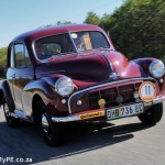 Rodney and Ruth Idris in a 1951 Morris Minor