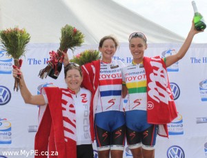 Womens podium 3 February 2013