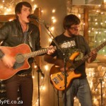 Stuart Reece on accoustic guitar and Barry Killian on bass guitar