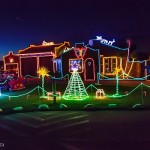 Christmas Light display in Rowan Street, Rowallan Park