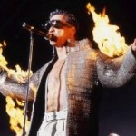 Till Lindemann on fire