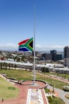 South African Flag at Half Mast