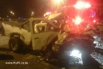 LDV involved in head on collision