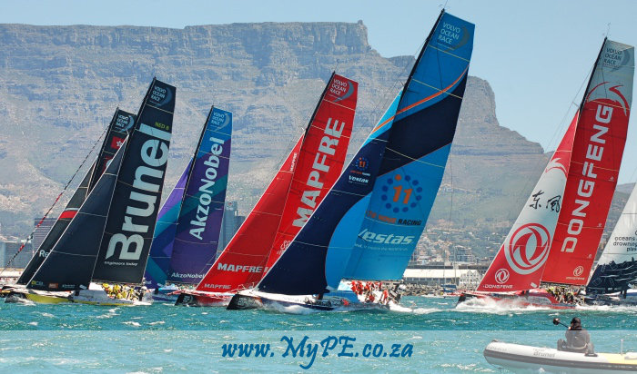 Leg 3 Start - Volvo Ocean Race, Cape Town to Melbourne