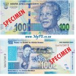 Nelson Mandela Commemorative R100 Banknote