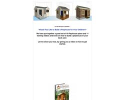 10 Plans and Blueprints to Build Children's Playhouses