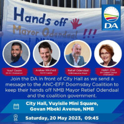 Hands Off Mayor Odendaal!